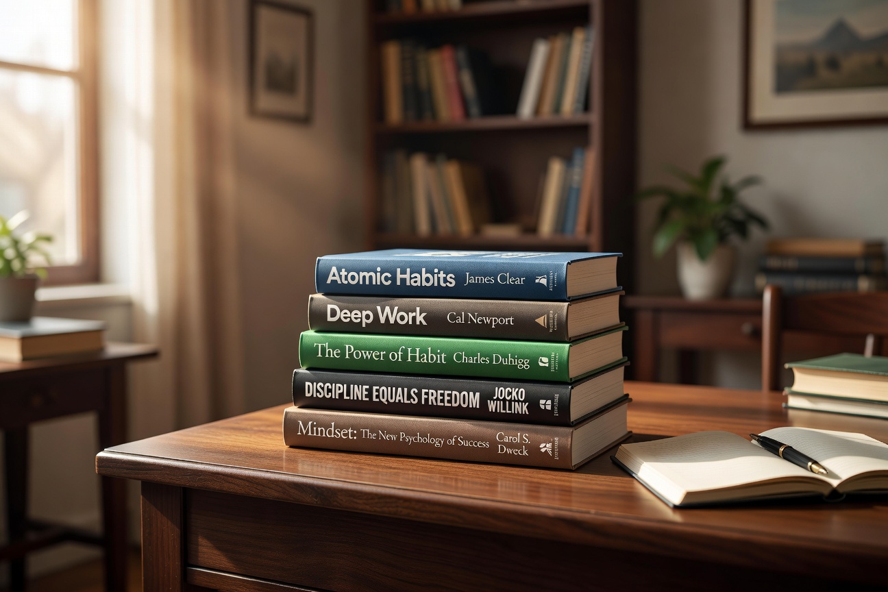 Books on self-discipline and habit formation